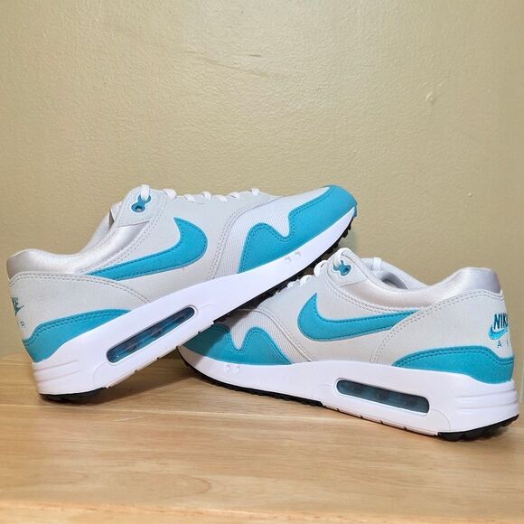 Nike Air Max 1 '86 OG Golf Shoes White Dusty Cactus DV1403-117 Men's Size 10 - Picture 4 of 7